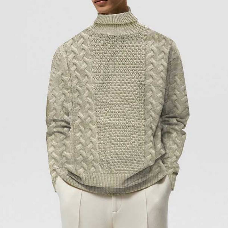 Autumn Winter Elegant Knitted High Quality High Neck Sweater For Men & Women