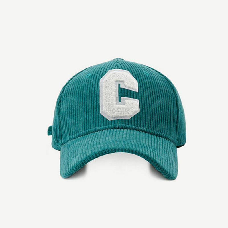 Custom Women Fashion Brown Hats Wholesale Cotton Corduroy Unstructured Baseball Cap