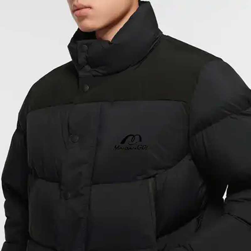 Blank Down Jacket Custom Logo Big Pockets Thick Coat